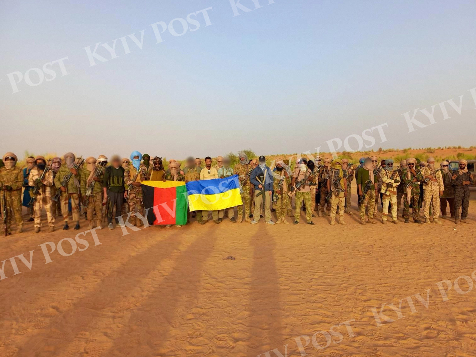 Rebels in Mali Display Ukrainian Flag After Wagner Defeat