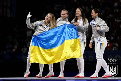 Ukraine Fencers Win Country's First Gold of Paris Olympics