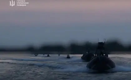 Ukraine’s Elite Amphibious Forces Raid Russians on Tendra Spit