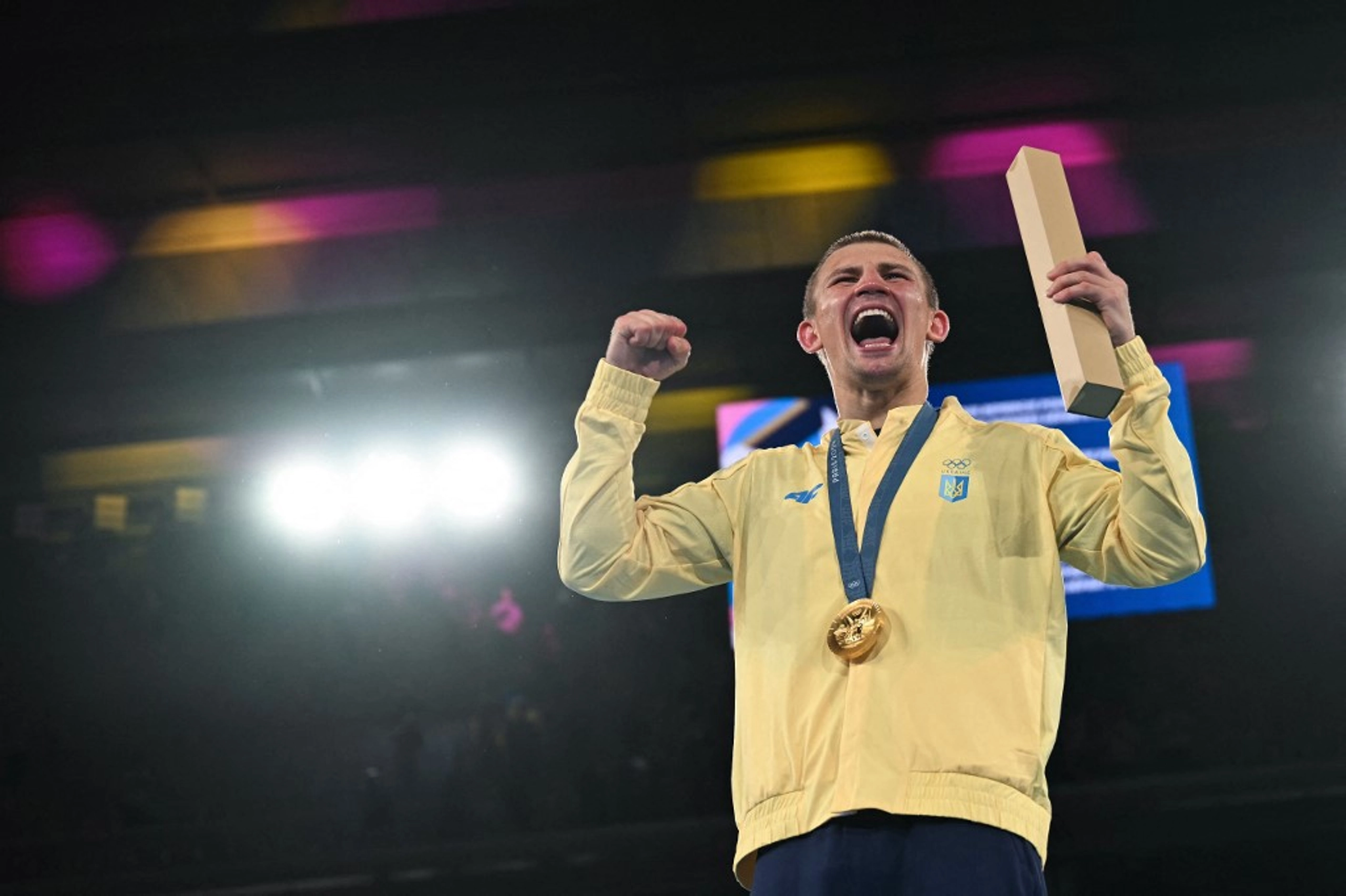 All-Action Boxer Khyzhniak Wins Ukraine's Third Gold of Paris Olympics