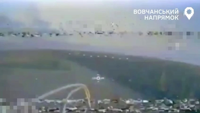 Прикордонники знищили російську БМП на Вовчанському напрямку – відео