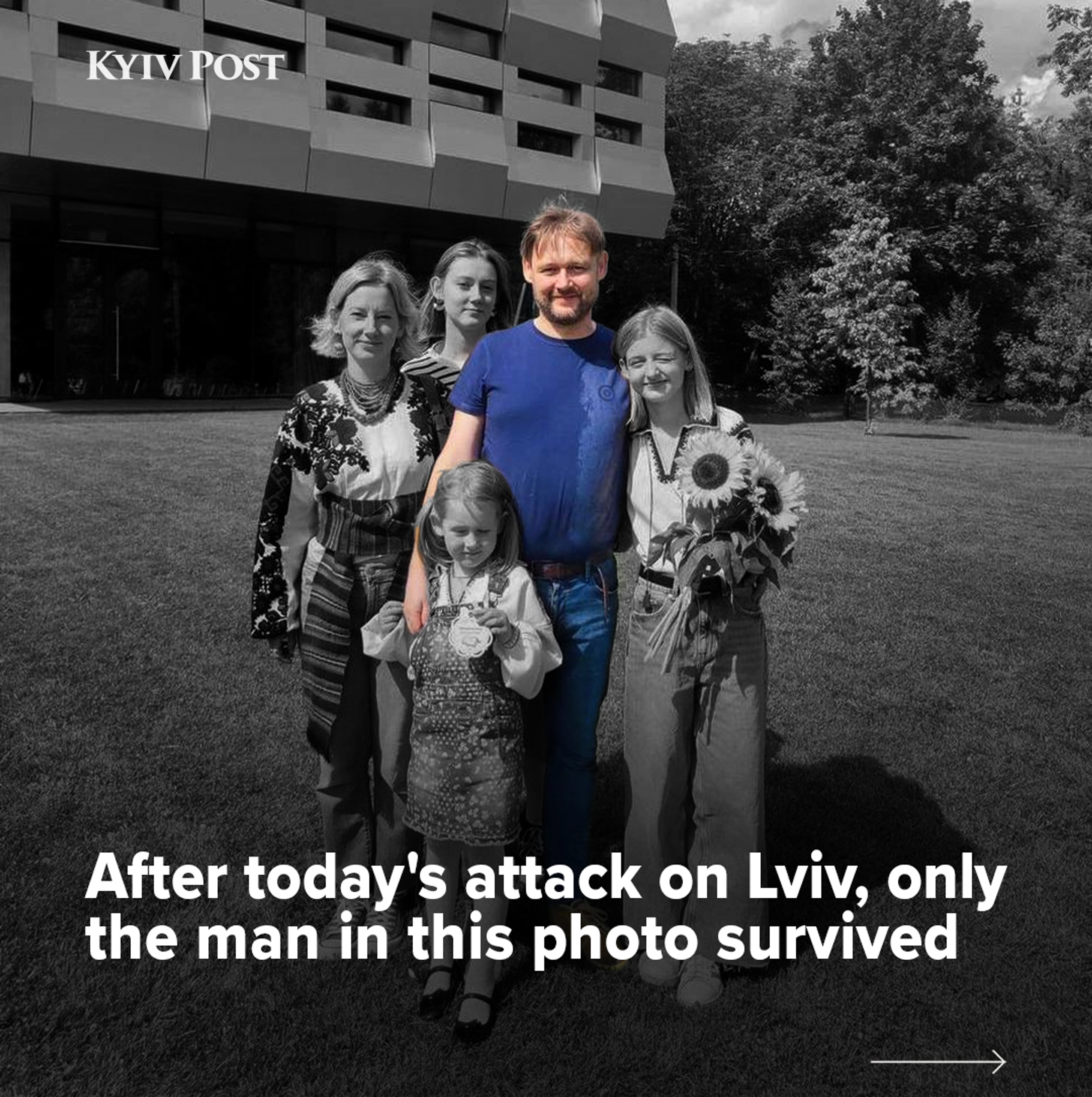 Lviv Mayor Confirms Family Killed in Russian Strike, Including Three Daughters