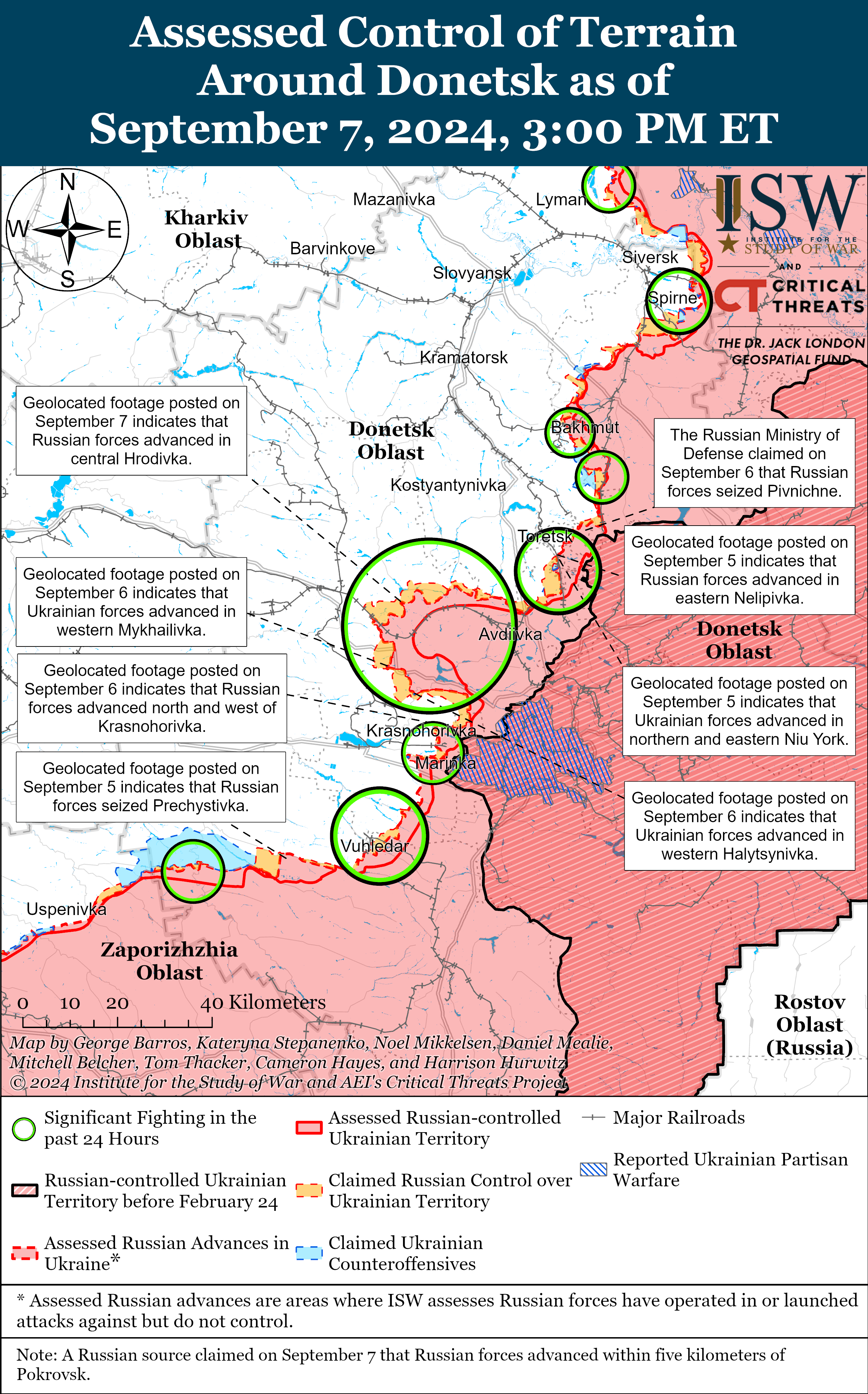 ISW Russian Offensive Campaign Assessment, Map And Update September 07 ...