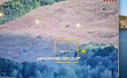 Ukrainian Armored Column in Kursk Counters the Russian Counterattack