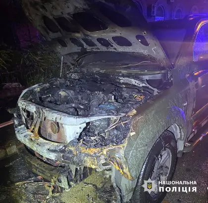 У Києві неповнолітній агент РФ спалив авто, яке журналісти купили для військових