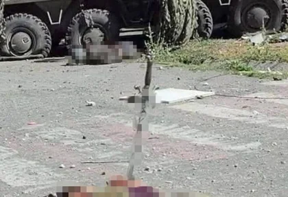 Russians Murder Ukrainian POW in Donetsk Region with Sword Inscribed 'For Kursk'