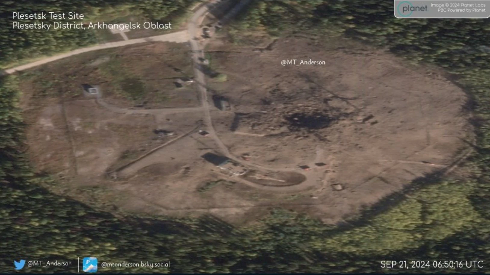 Failed Sarmat Missile Test Causes Damage at Russian Cosmodrome, Satellite Images Reveal