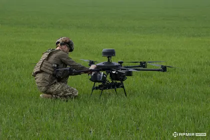 Ukrainians Deploy Heavy Vampire Drones to Transport Robot Dogs to Frontlines