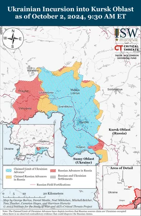 ISW Russian Offensive Campaign Assessment, October 2, 2024