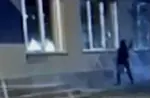 Black Clad Arsonist Targets Novosibirsk FSB Office