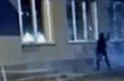 Black Clad Arsonist Targets Novosibirsk FSB Office