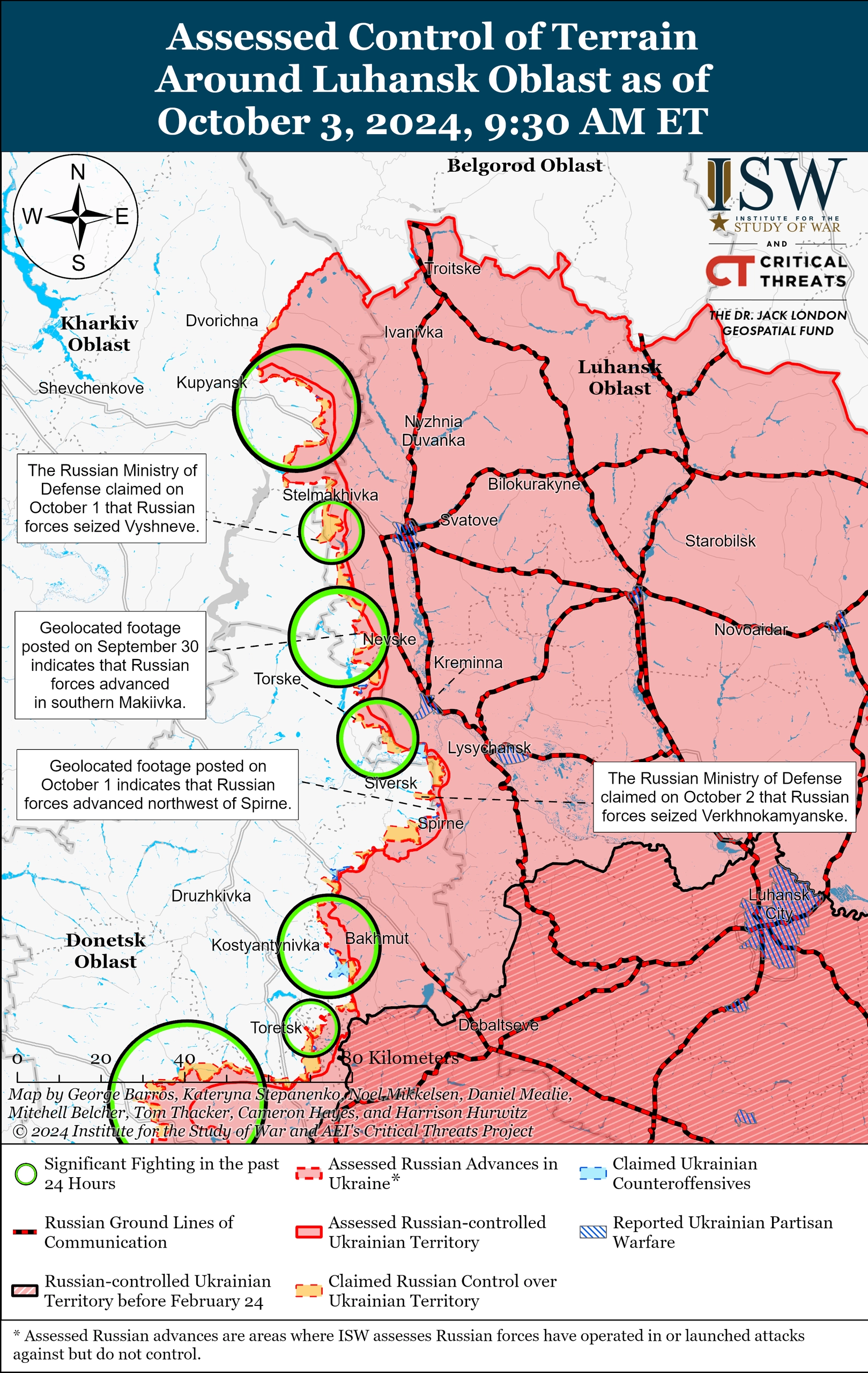 ISW Russian Offensive Campaign Assessment, October 3, 2024