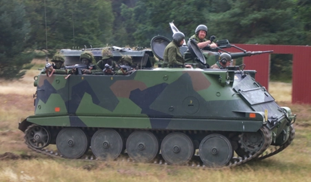 Trainload of Swedish APCs Filmed in Czechia En Route to Ukraine