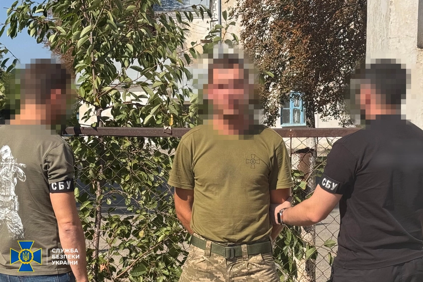 Служба безпеки схопила російського агента, який мобілізувався до ЗСУ