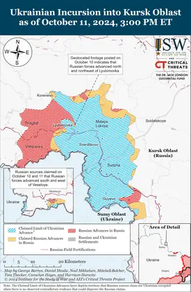 ISW Russian Offensive Campaign Assessment, Oct. 11, 2024