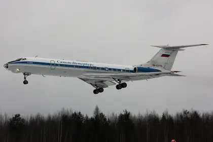 Russian Tu-134 High-Level Transport Aircraft Destroyed 1000 Km from Ukraine