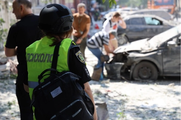 Crisis Care: Ukrainian Police Psychologists at Bombing Sites