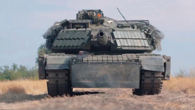 US-made Abrams Tanks and Bradley Infantry Fighting Vehicles on the Ground Inside Russia