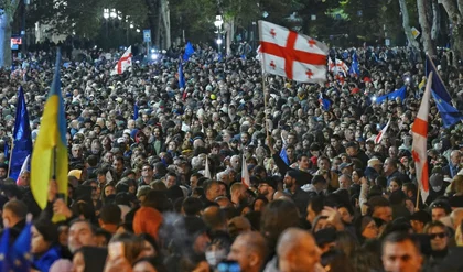 Georgia Opposition Calls Election Results Protests as President Accuses Russia