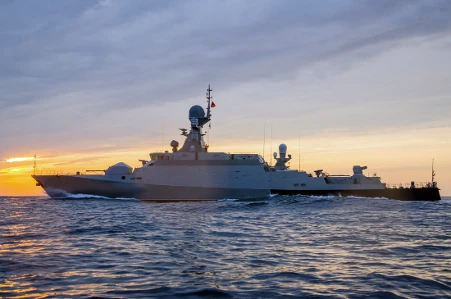 Ukrainian Drones Strike Russian Missile Ships in Caspian Sea