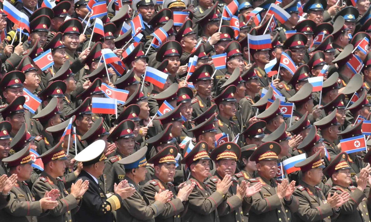 North Korean Soldiers Fighting in Kursk