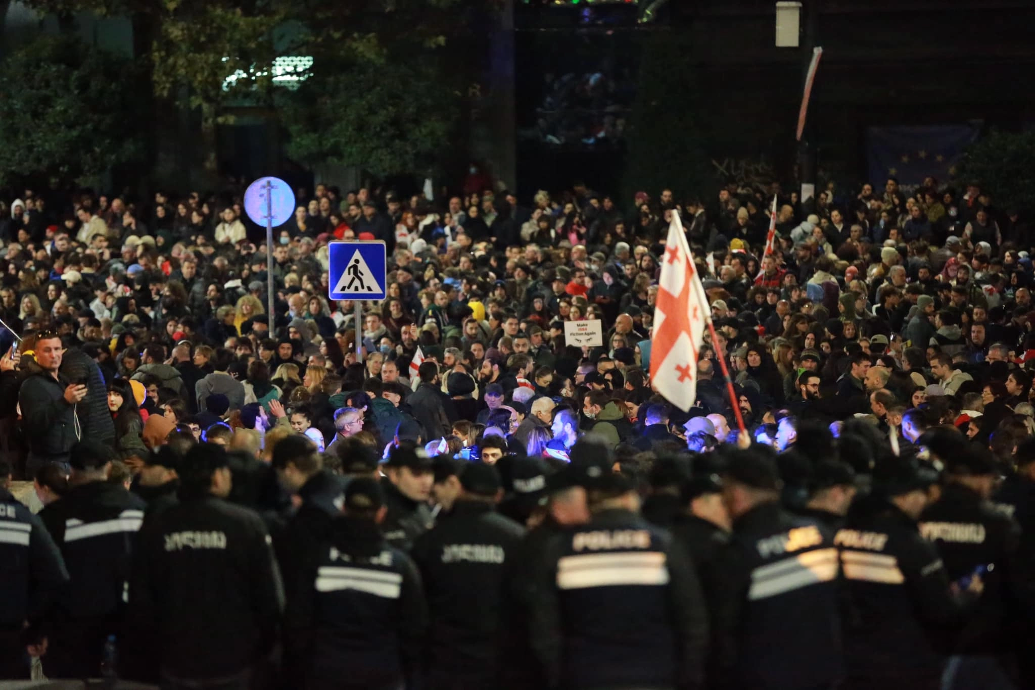 Опозиція Грузії збирає черговий великий мітинг проти результатів виборів