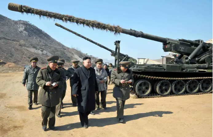 Rare North Korean Long-Range Cannon Spotted Heading West in Russia