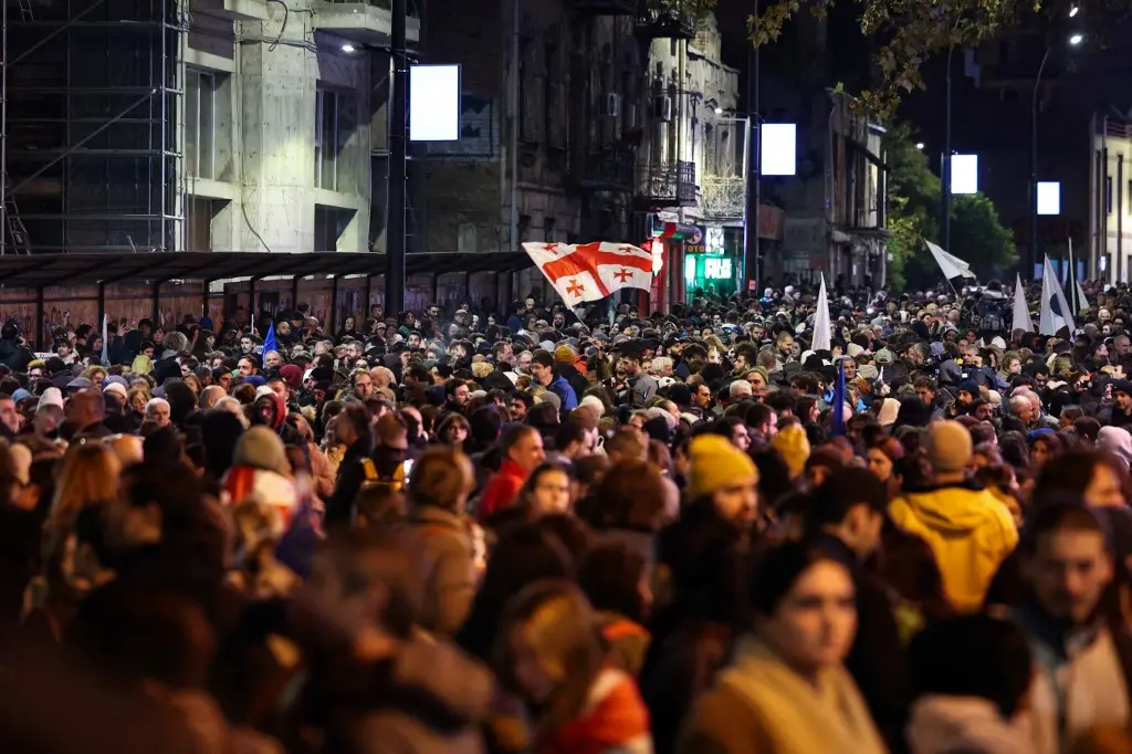 У Грузії охорона застосувала силу проти студентів, які вимагали перевиборів