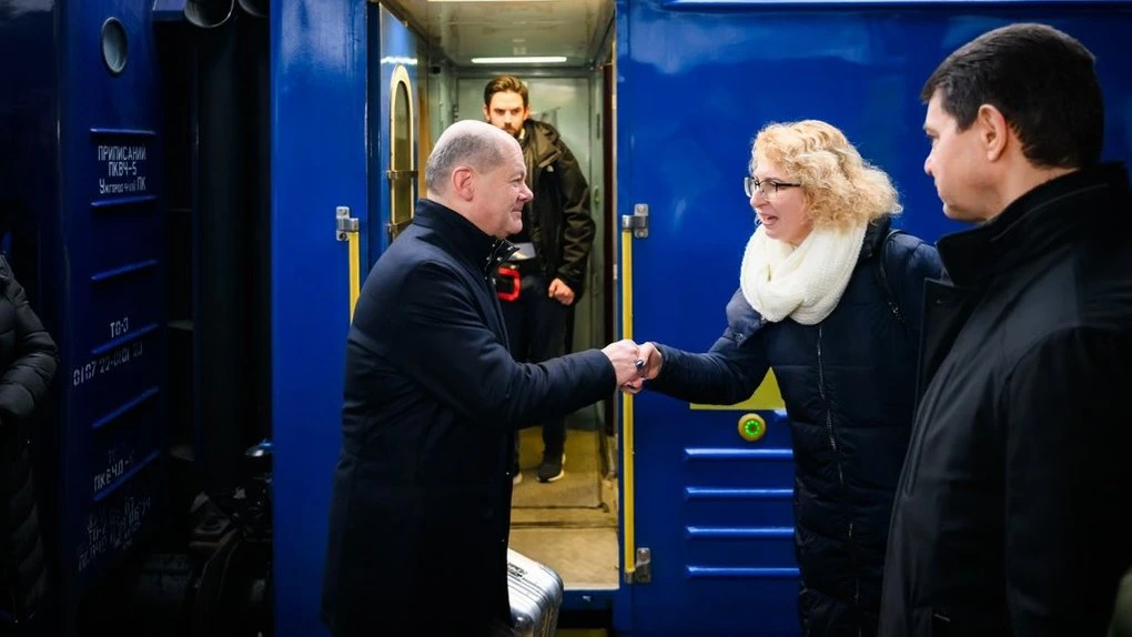 Olaf Scholz Visits Kyiv for First Time in Over Two Years