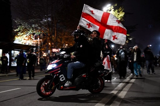 Thousands of Pro-EU Protesters March on Georgia Parliament