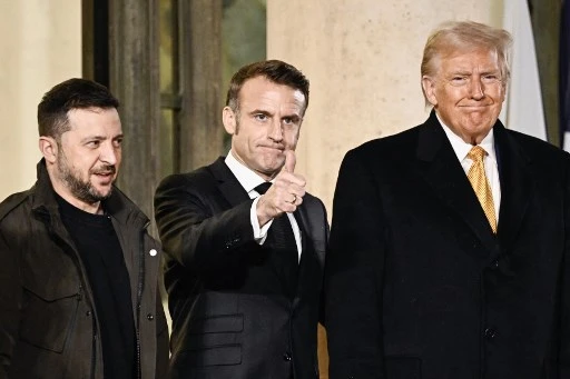 Zelensky, Trump, Macron Rendezvous at Notre Dame de Paris