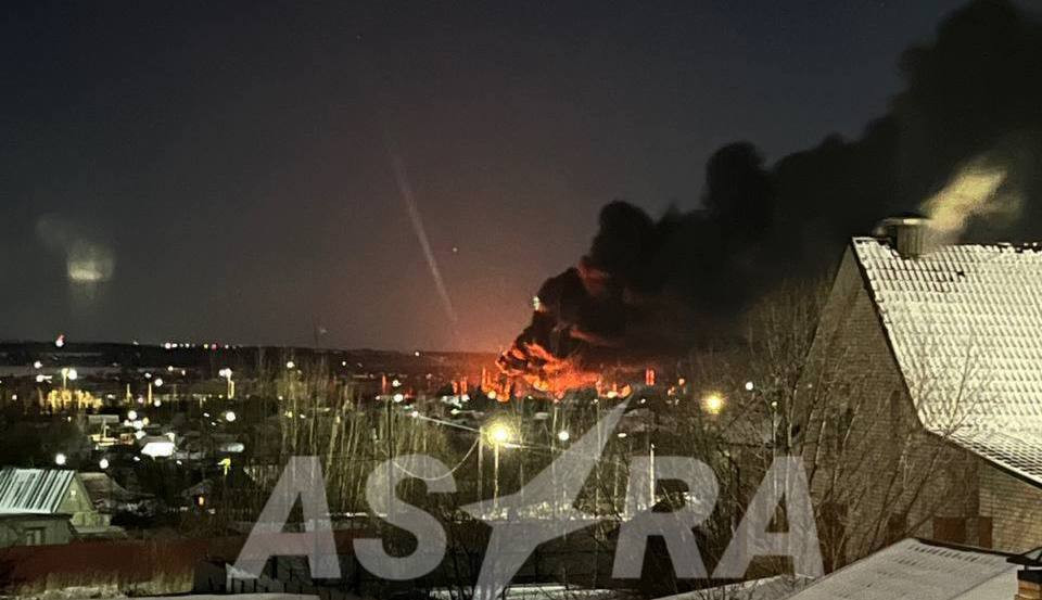 Ukrainian Special Ops Drones Ignite Massive Fire at Russian Oil Depot in Orel