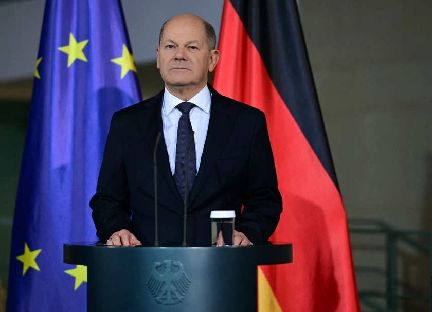 Scholz Rejects ‘Dictated Peace’ for Ukraine, After Trump-Putin Call