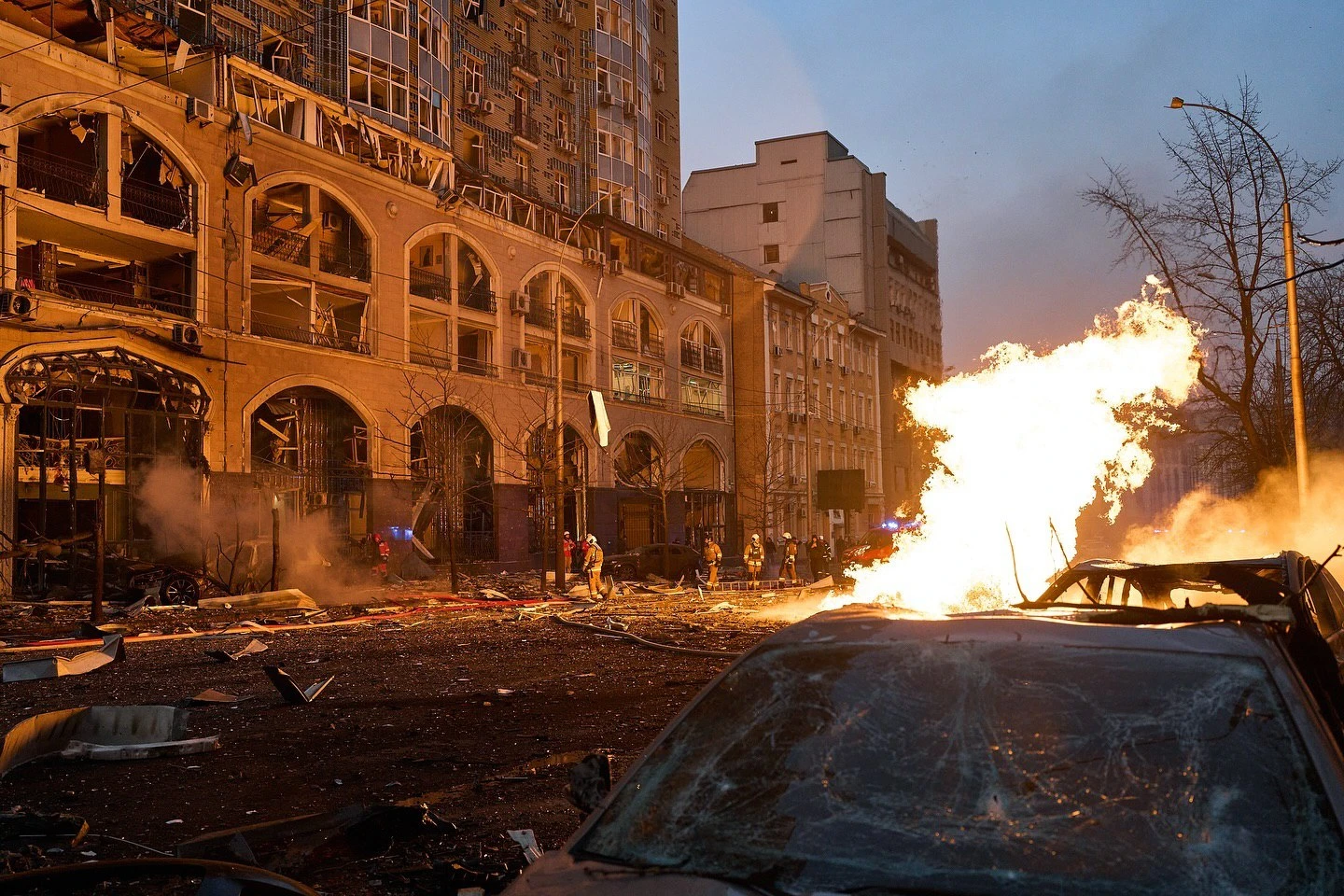 PICTURES: Kyiv in the Wake of Russia’s Devastating Missile Attack