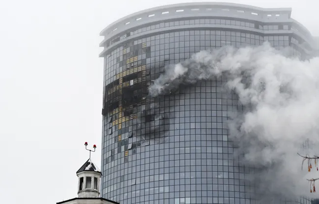 Drones Strike High-Rise Buildings in Russia’s Kazan