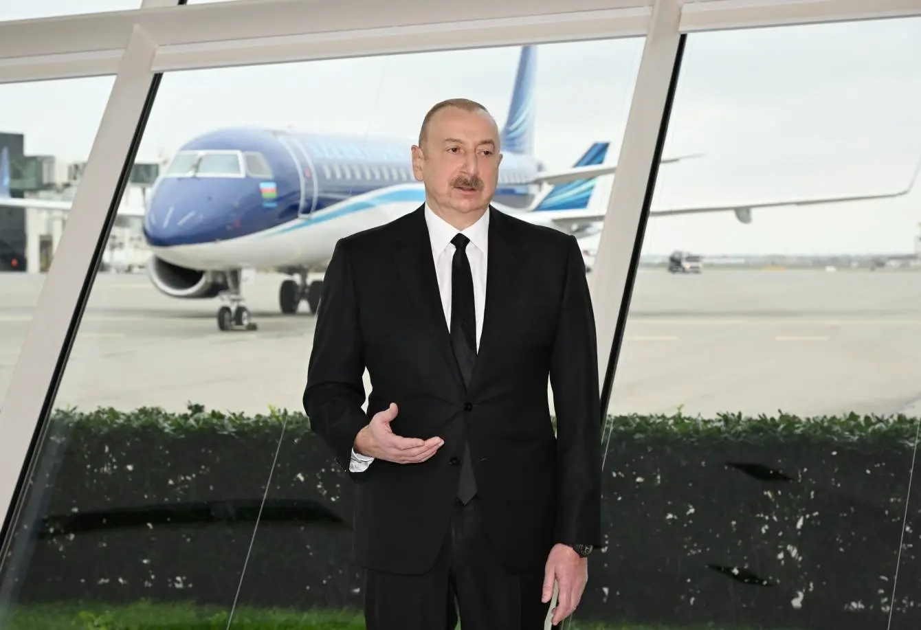 Azerbaijan Says Russia Shot at Plane Before Crash, Demands It Admit