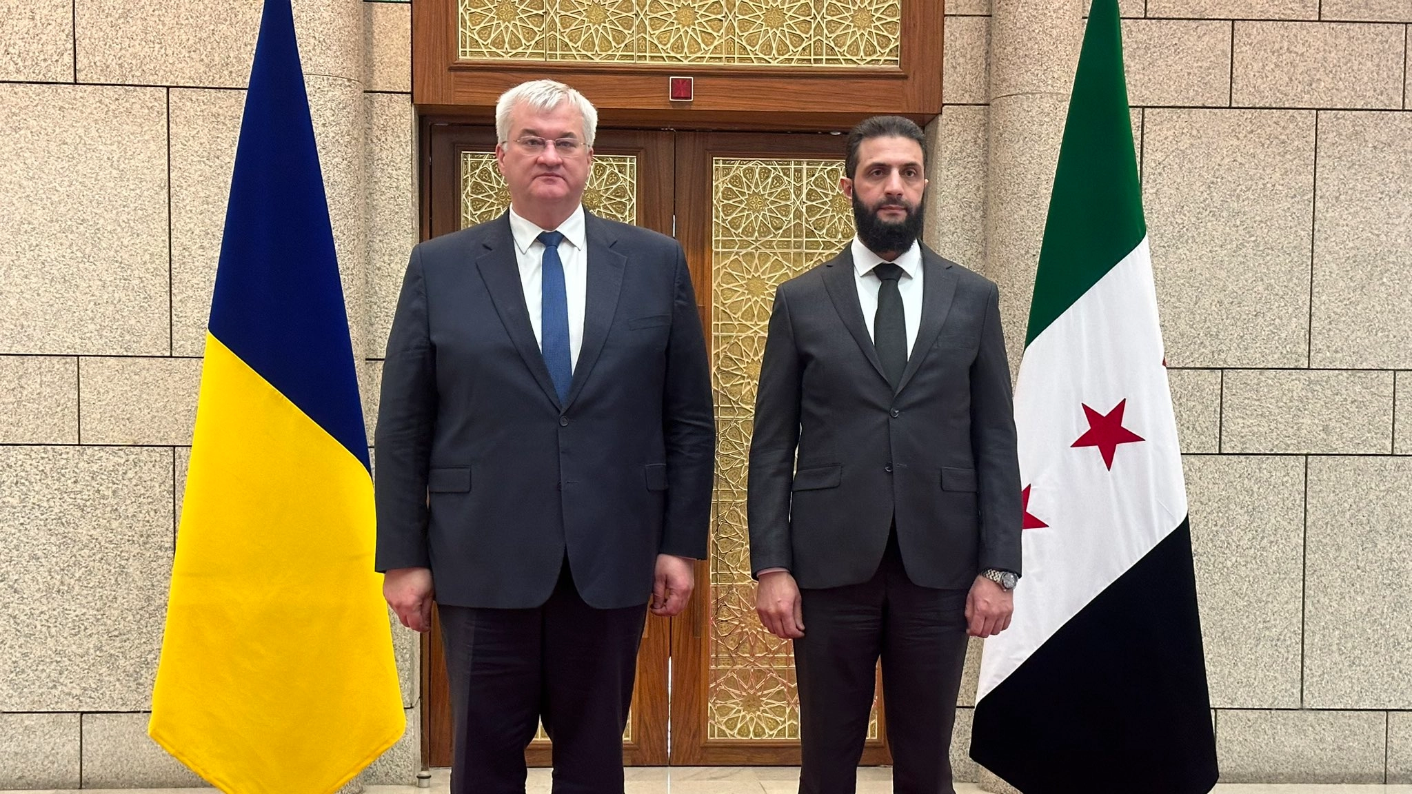 Syria’s New Leader Meets With Ukraine’s Top Diplomat