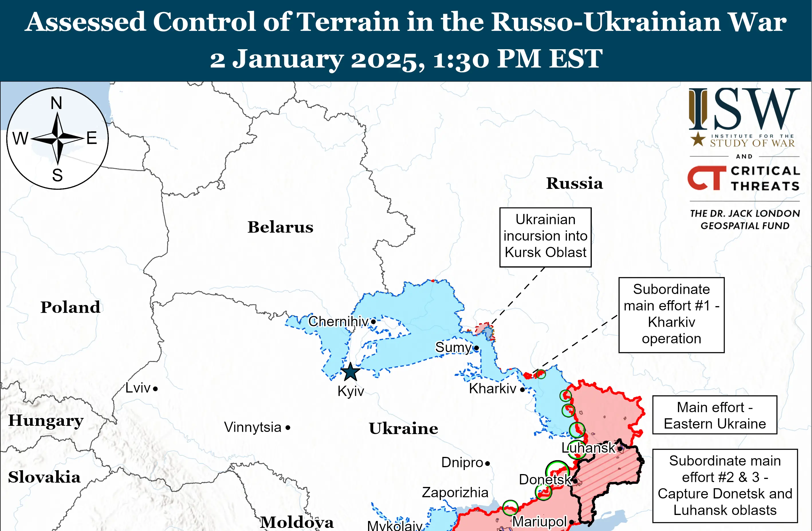 ISW Russian Offensive Campaign Assessment, January 2, 2025