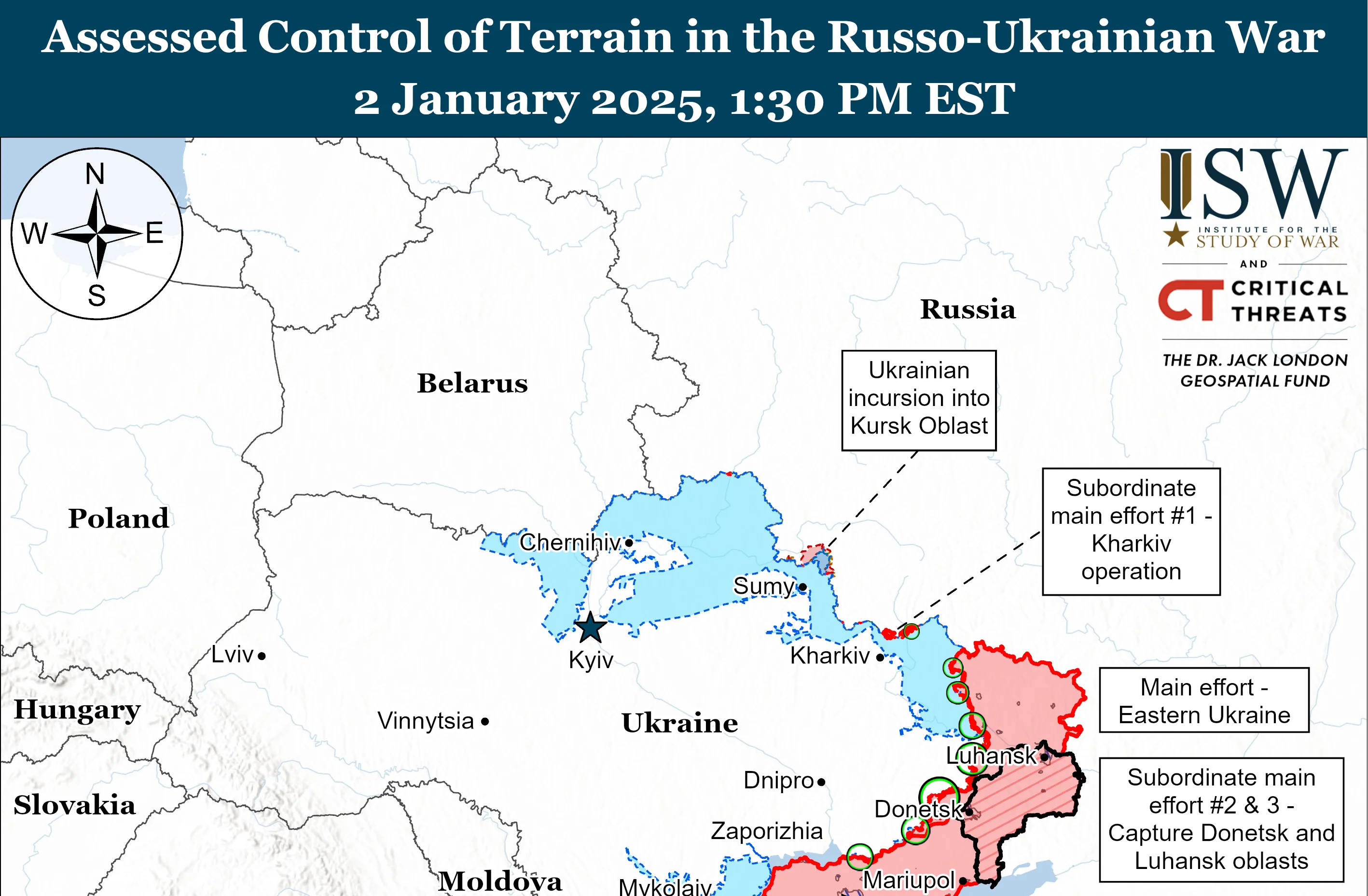 ISW Russian Offensive Campaign Assessment, January 2, 2025