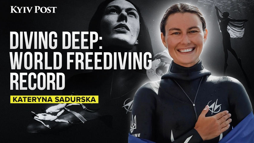 84 Meters on One Breath: How Kateryna Sadurska Broke Freediving Records
