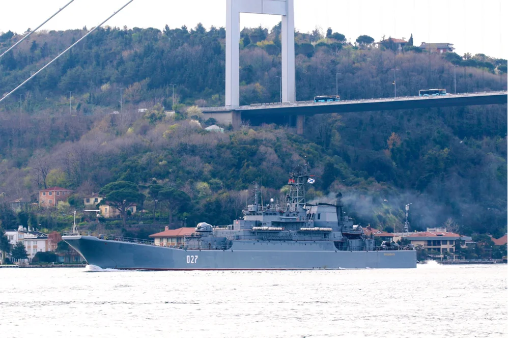 Russian Ships Blocked from Entering Naval Base in Syria, Stranding Troops, Weapons