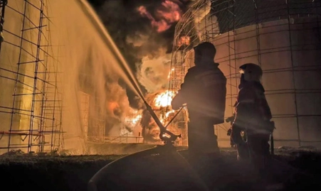 Ukrainian Special Ops Strike on Russian Oil Depot Near Voronezh, Triggers Massive Fire