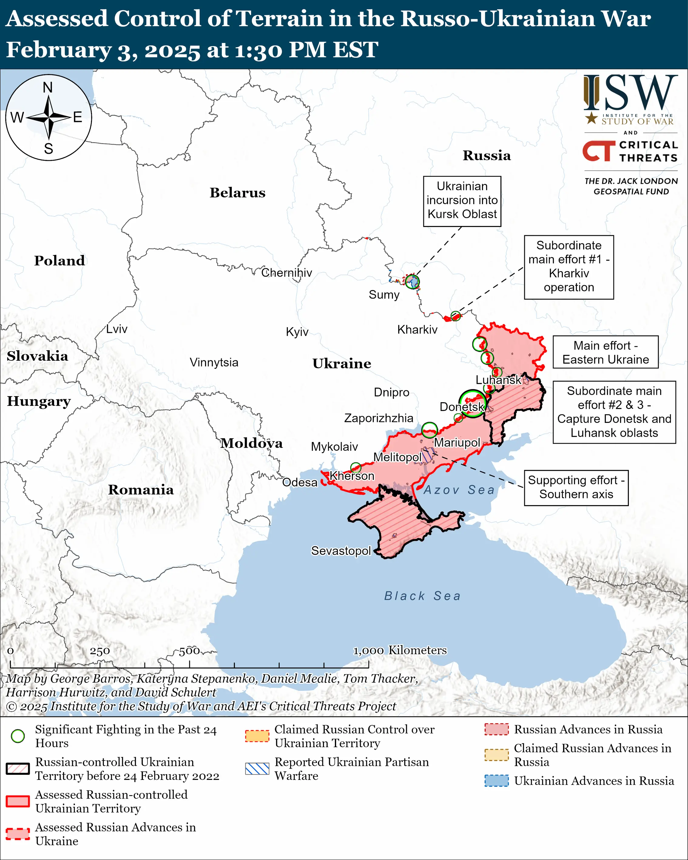 ISW Russian Offensive Campaign Assessment, February 3, 2025