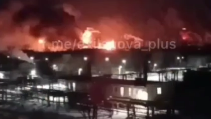 Ukraine Hits Russian Oil Refinery Supplying Military – Fires, Explosions Reported