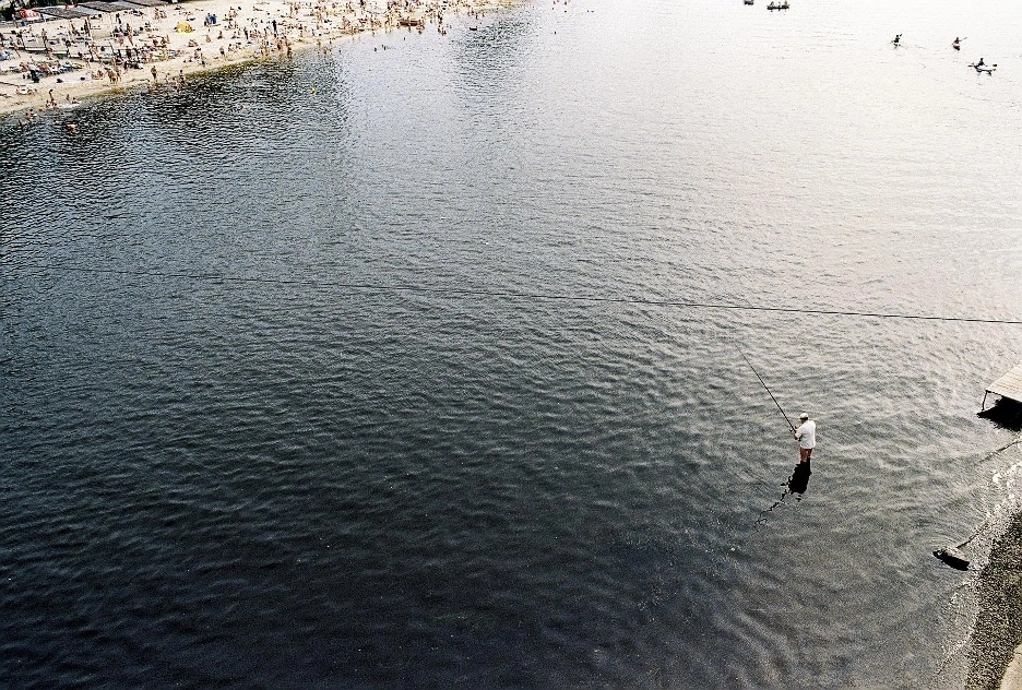 Fishing by Dnipro River, Summer 2019