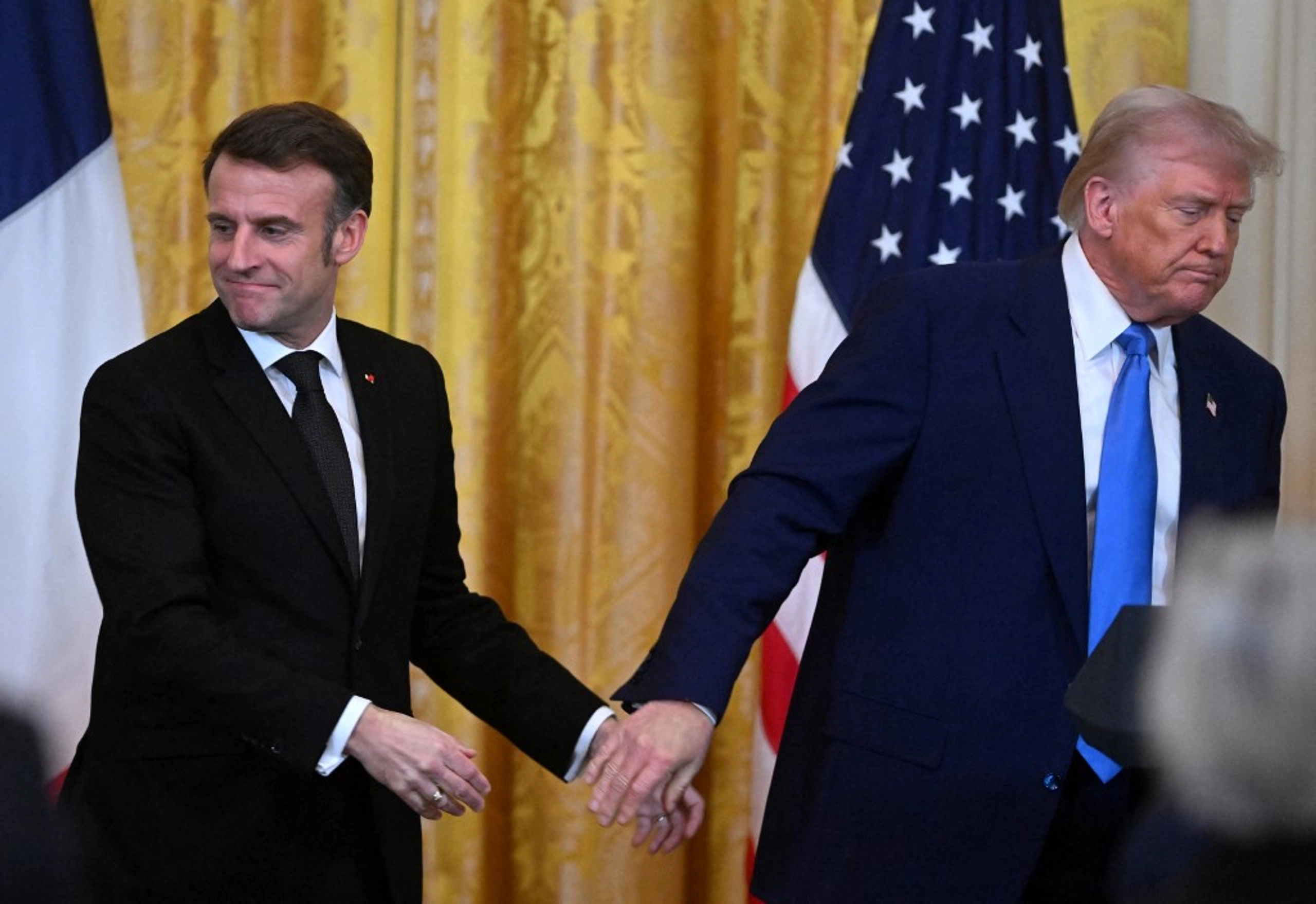 ‘We Provided Real Money, To Be Clear’ – Macron Interrupts Conference With Trump in a ‘Touching’ Moment