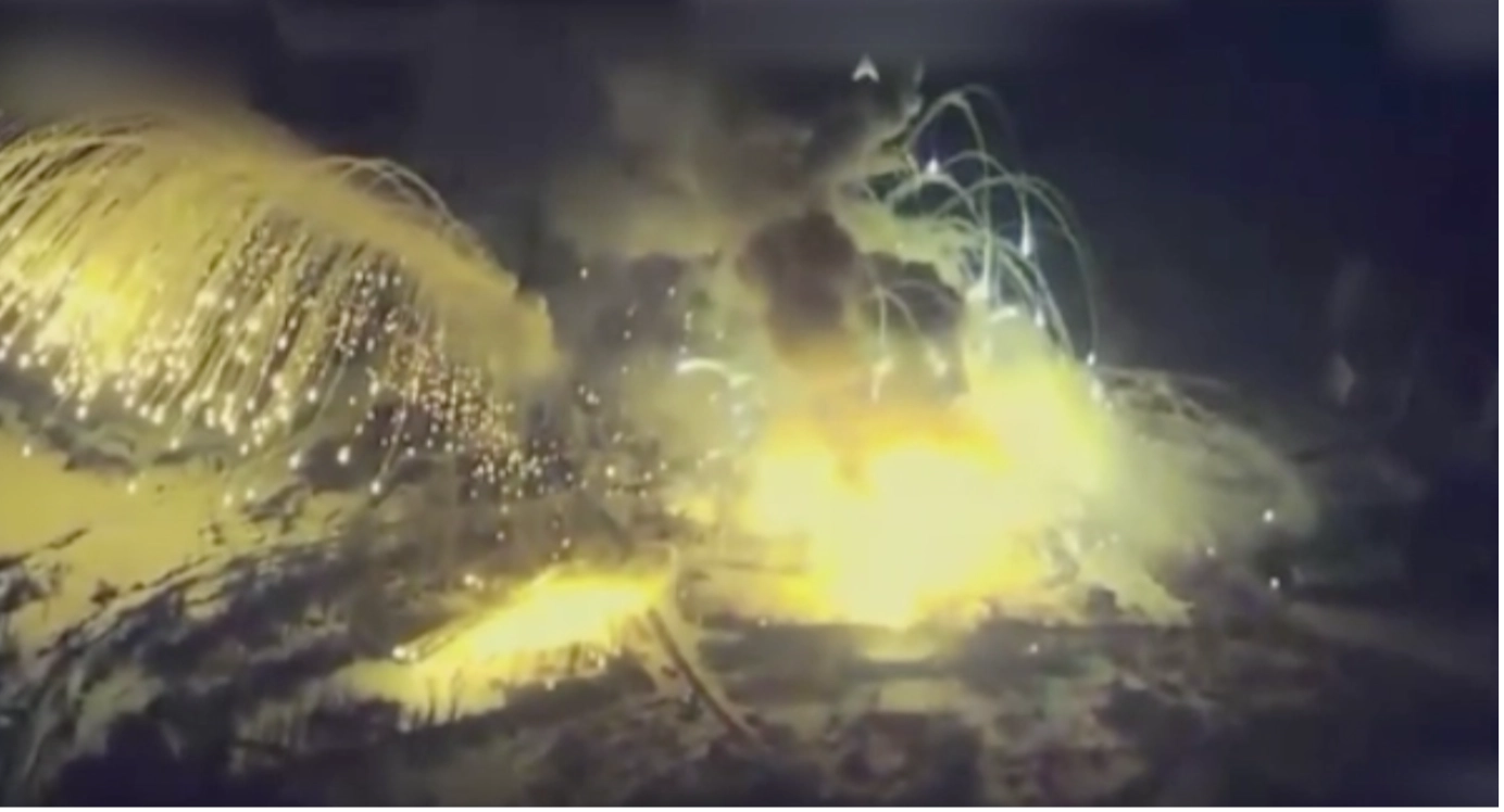 WATCH: Ukraine Blasts Russian Thermobaric Ammo Depot in Pokrovsk Sector