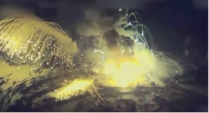 WATCH: Ukraine Blasts Russian Thermobaric Ammo Depot in Pokrovsk Sector