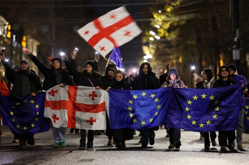 Georgia’s Protesters Face ‘Financial Terror’ as Government Cracks Down