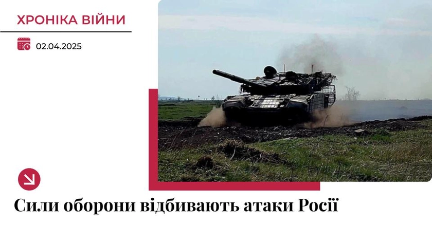 Хроніка війни в Україні. 2 квітня: ЗСУ тримають оборону під тисячами ударів РФ